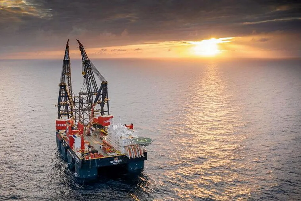 Single lift: Heerema's Sleipnir semi-submersible crane vessel