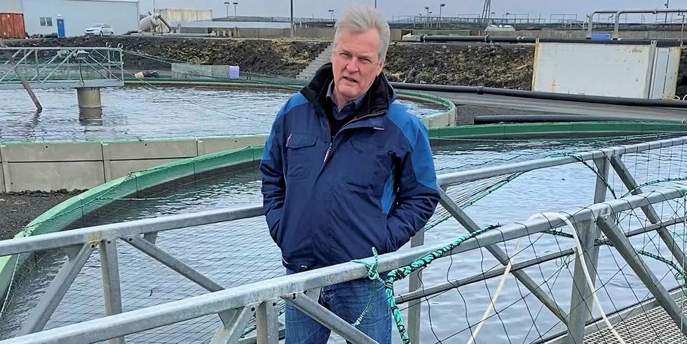 Hjalti Bogason, director of Samherji Fishfarming's operations in the Southern Peninsula Region.