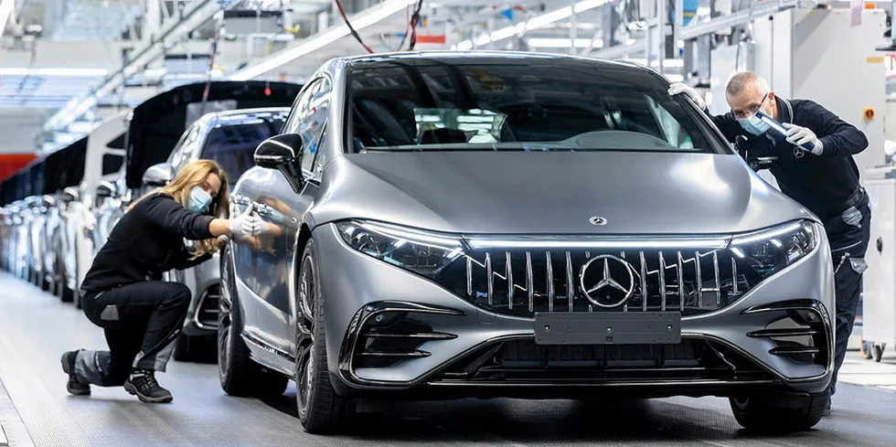 The car giant wants to green its German production.