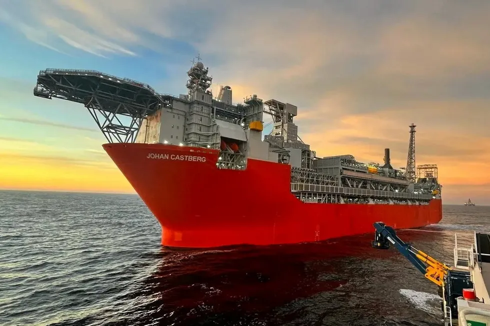 The Johan Castberg FPSO in Norway’s Barents Sea.