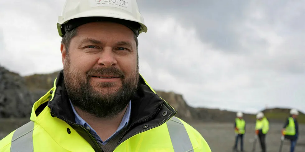 Hakon Andre Berg, CEO of Salmon Evolution.