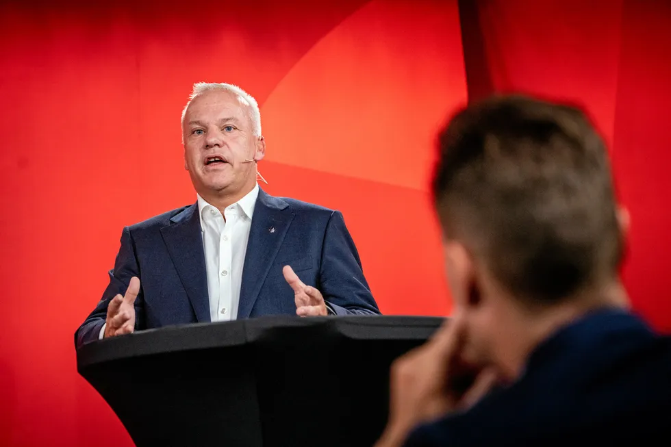 New agreement: Equinor chief executive Anders Opedal.