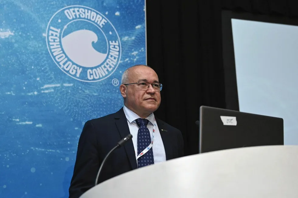 Explorating: Petrobras director of exploration & production Joelson Mendes.