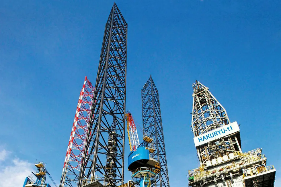 Started work: Premier is using the JDC-owned jack-up Hakutyu-11 to drill development wells off Indonesia
