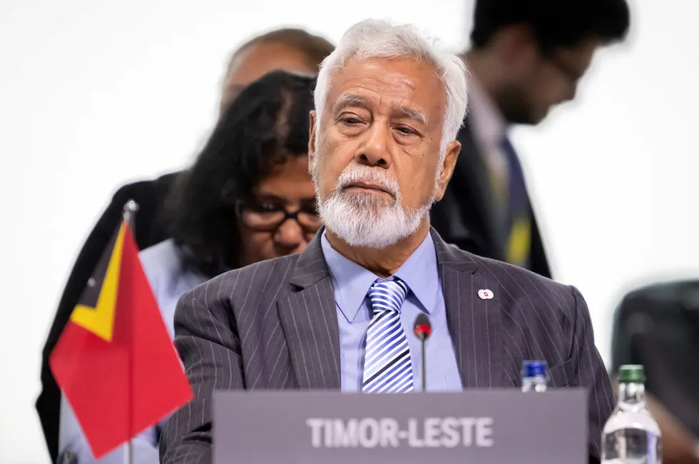 Timor-Leste's Prime Minister Xanana Gusmao in Switzerland on 16 June 2024.