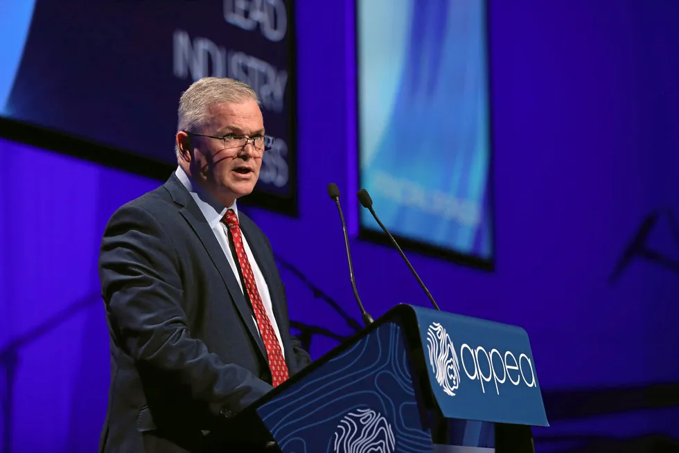 'Exciting new industry for Timor-Leste': Santos chief executive Kevin Gallagher.