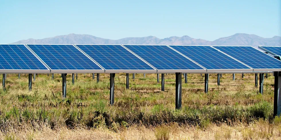 Engie solar farm in Texas, US