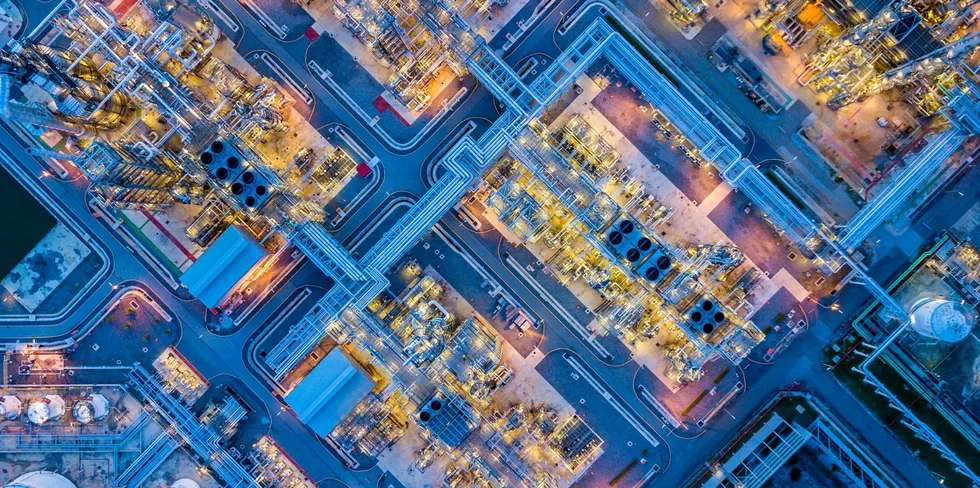 CGI of Total Eren's H2 Magallanes wind-powered hydrogen complex in Chile