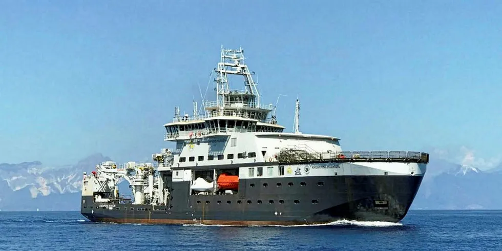 The Kronprins Haakon will be delivered in March.