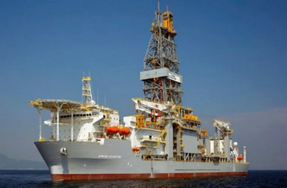 Replacement: the Ensco drillship will takeover from the Atwood Advantage (pictured) which Noble revealed it would drop last month