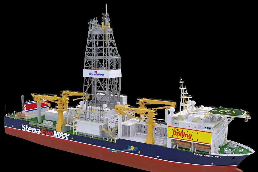 Newbie: the drillship Stena Evolution.