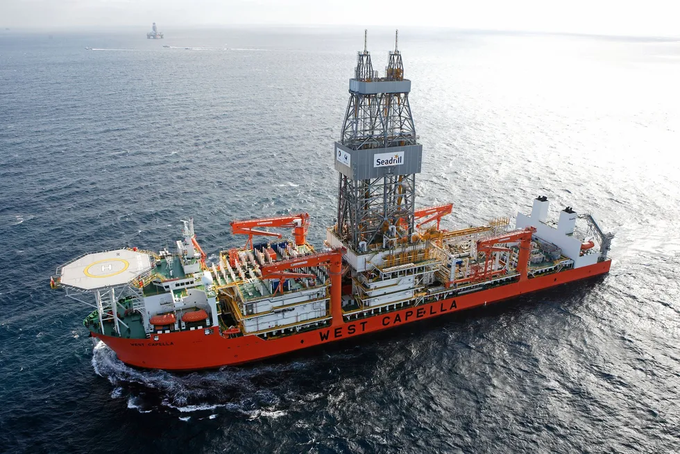 Seadrill's drillship West Capella (pictured) recently completed drilling of KNOC's Blue Whale wildcat offshore South Korea.