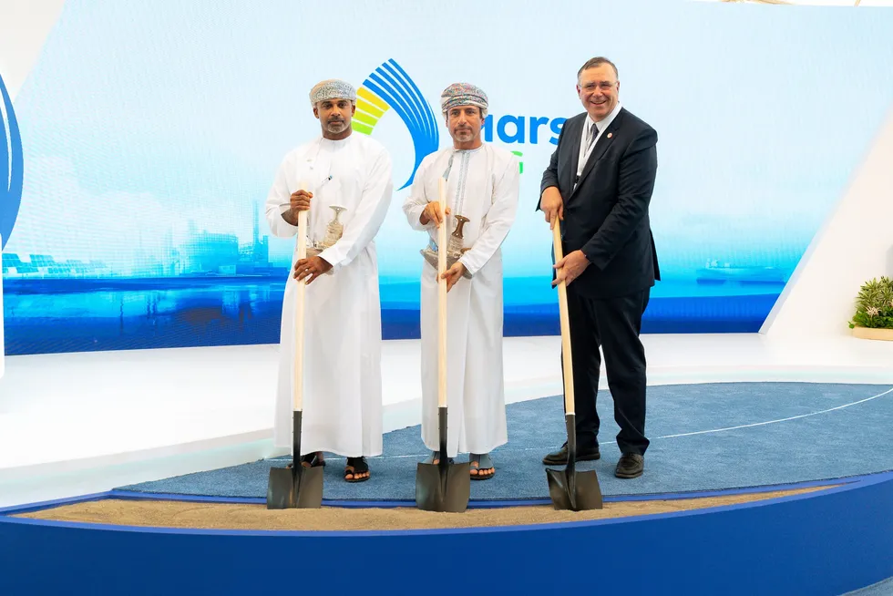 TotalEnergies and Oman's OQEP break ground at Marsa LNG facility.