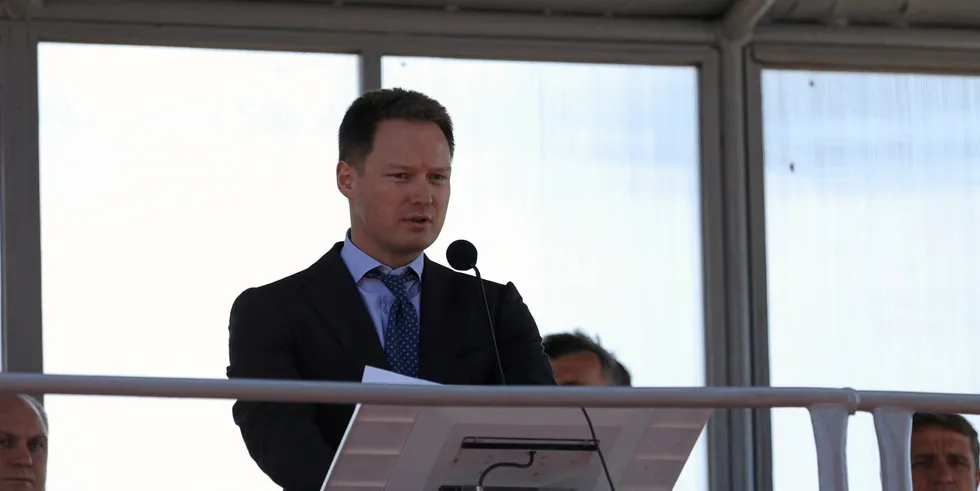 Gleb Frank chairman of Russian Fishery Company.