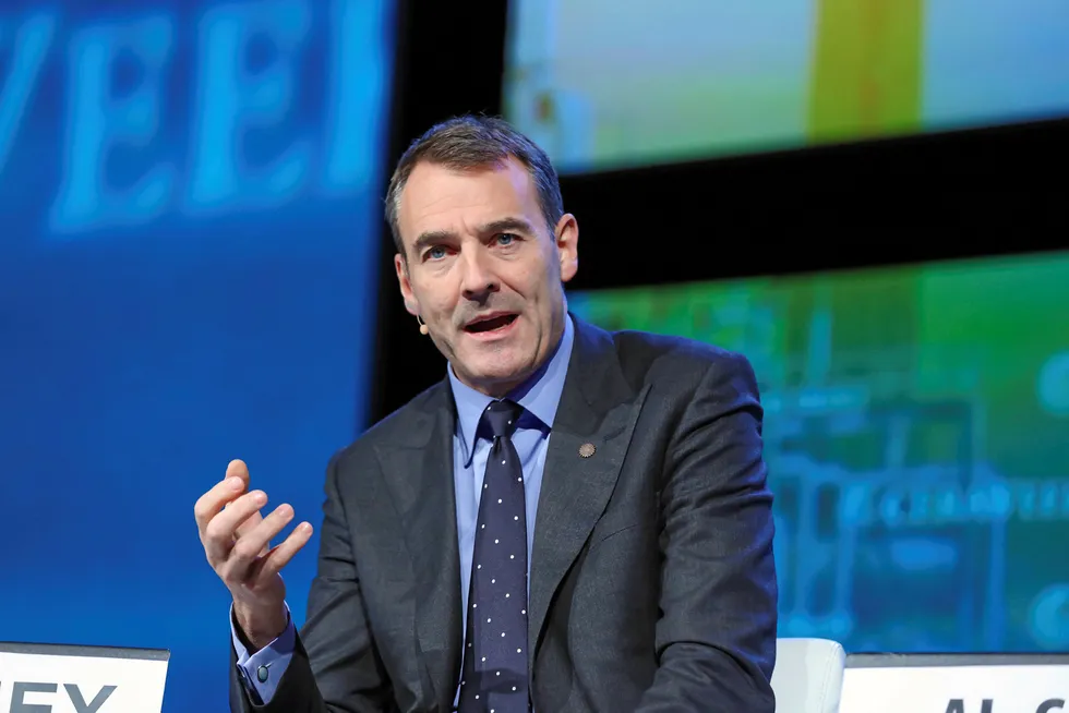 Offshore wind debut: BP chief executive Bernard Looney