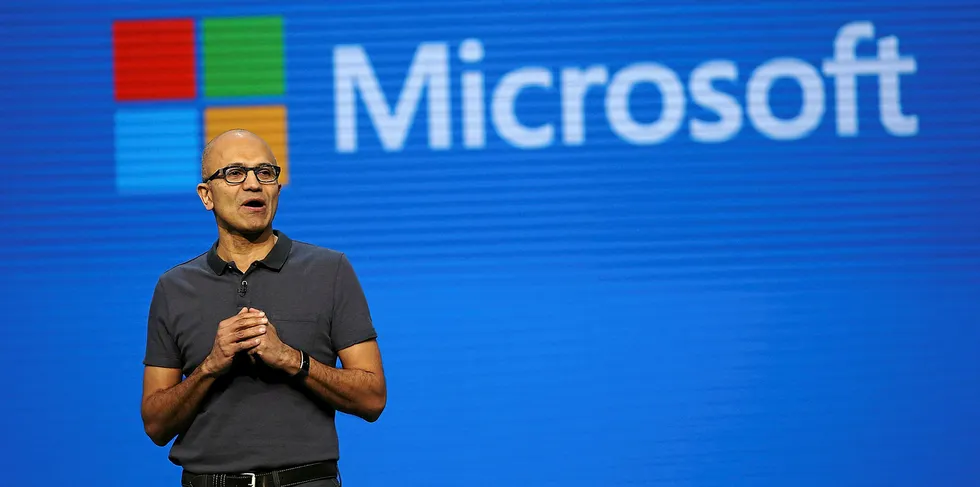 Microsoft CEO Satya Nadella.