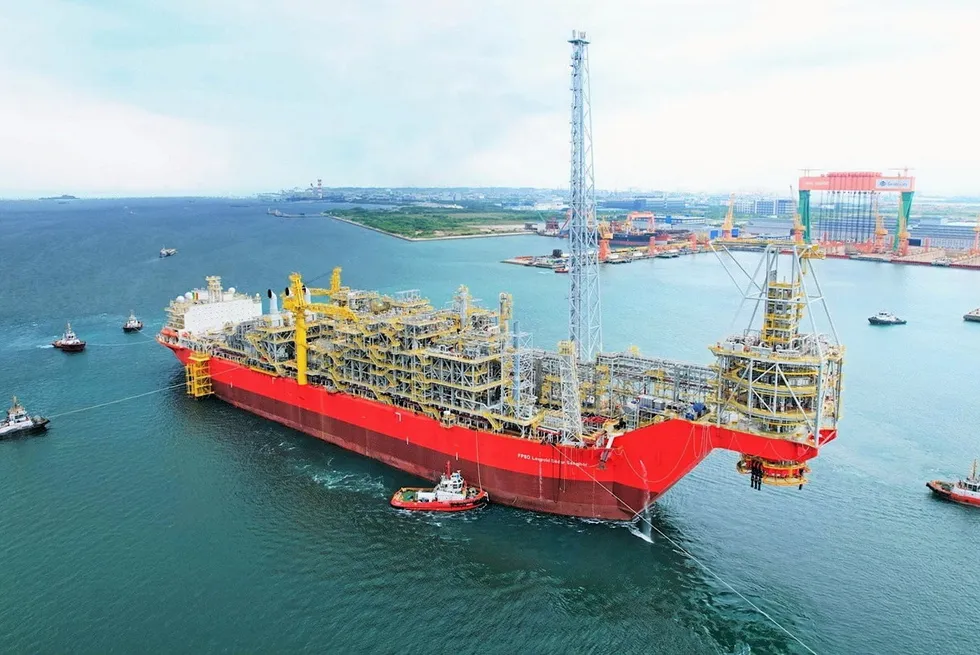 Modec's Leopold Sedar Senghor floating production, storage and offloading vessel was built by Seatrium in Singapore.