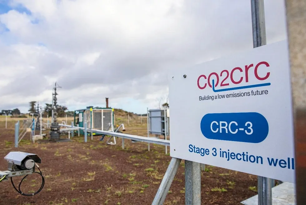 A CO2CRC injection well in Australia.