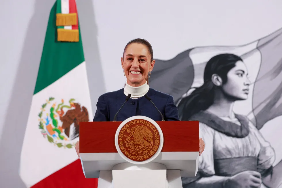Mexico's President Claudia Sheinbaum