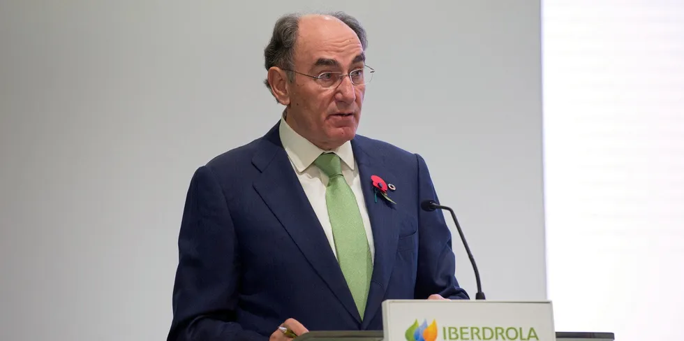 Iberdrola chairman Ignacio Galán at the 2022 CMD.