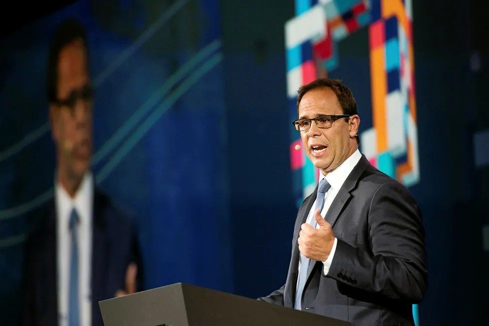 Positive outlook: Aker Solutions chief executive Luis Araujo has forecast a more positive outlook for second half of 2020
