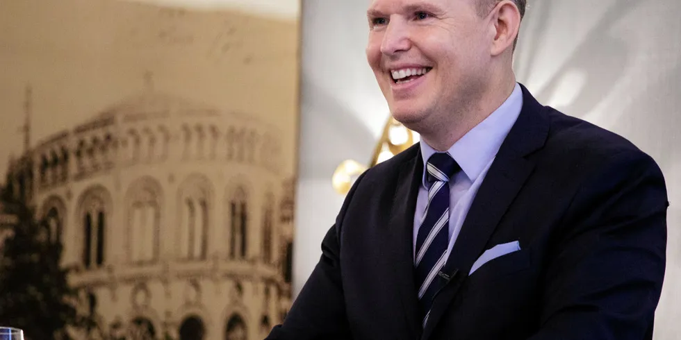 The 2022 report shows that aquaculture companies, primarily salmon producers, continue to outperform meat and dairy farmers. Pictured is Ivan Vindheim, CEO of salmon farmer Mowi, which topped the list.