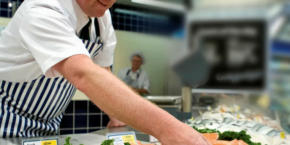 Morrisons fish counter wetfish