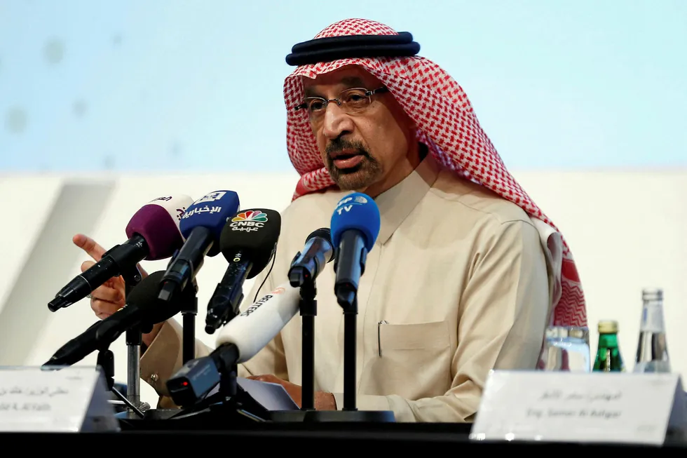 Saudi Energy Minister Khalid al-Falih