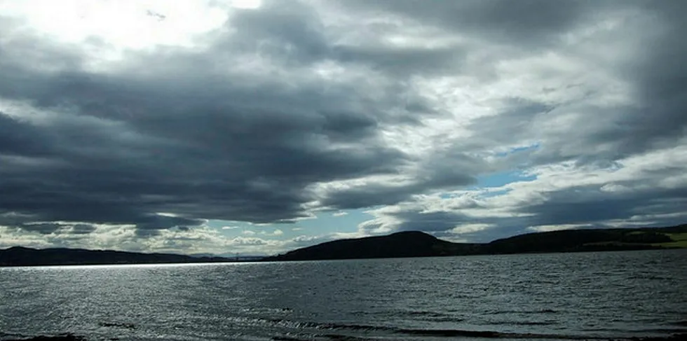 Moray Firth off Scotland