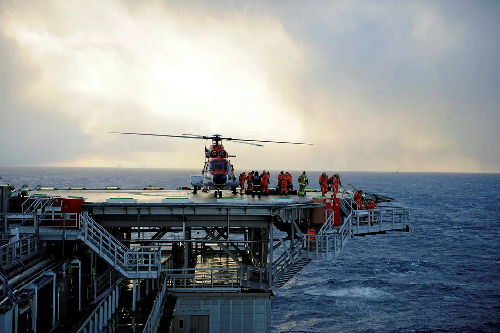 Flights halted: to Equinor-operated facilities off Norway