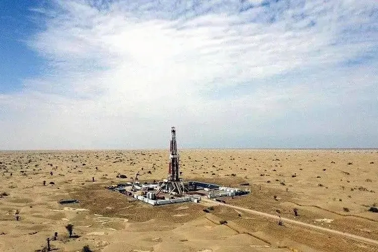 Sinopec's exploration in the Tarim basin in China.
