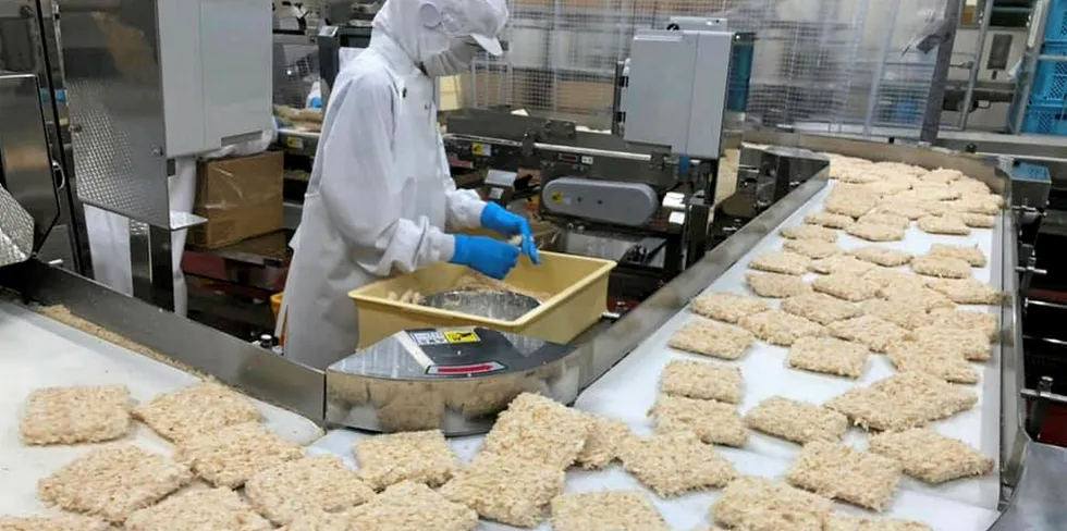 Trident Seafood's Alaska processing plant in Tome, Japan.