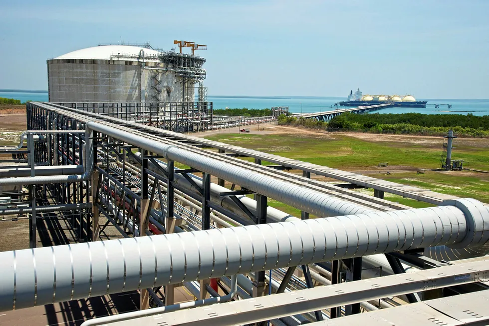 Volumes: the Darwin LNG terminal in Australia's Northern Territory