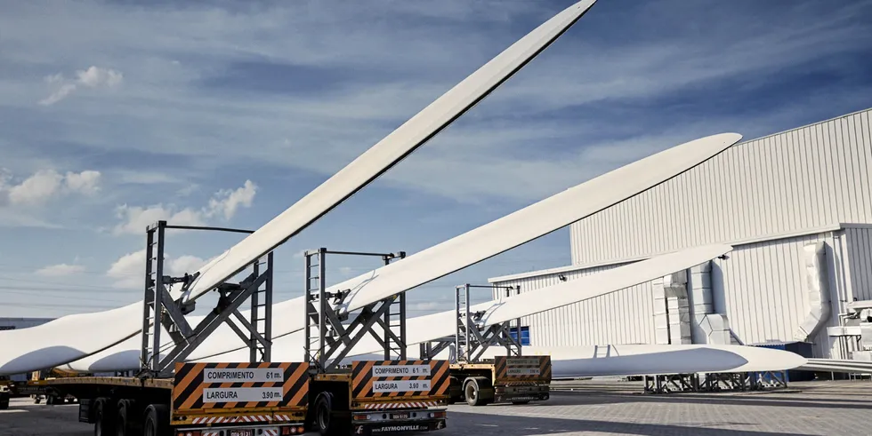 LM Wind Power blade production at Suape in Brazil