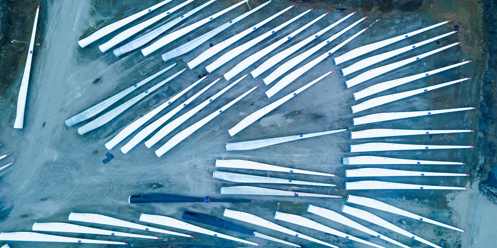 Blades are a particular challenge for recycling.