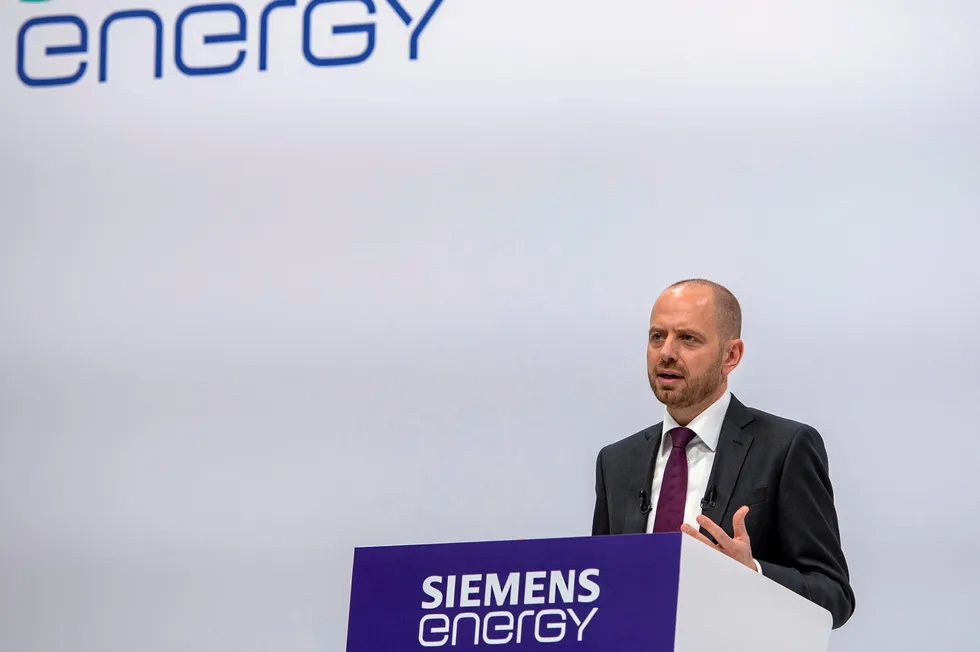 Siemens Energy CEO Christian Bruch.