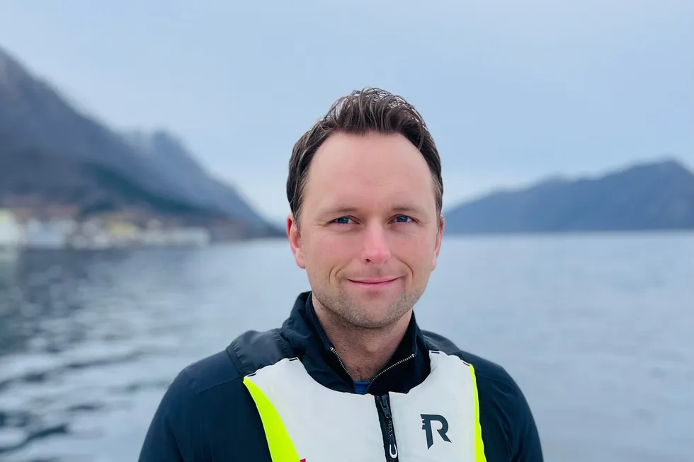 “I have always thought that, at some point, humanity would succeed in farming cod,” says Ola Kvalheim, founder and CEO of Norwegian cod farmer Ode. Here, he stands near the company's processing plant in Vartdal, western Norway.