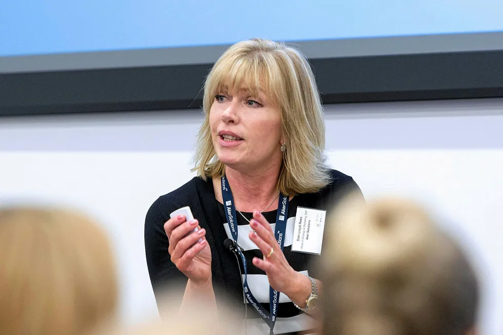 Efficiencies: Sian Lloyd Rees, UK country manager at Aker Solutions