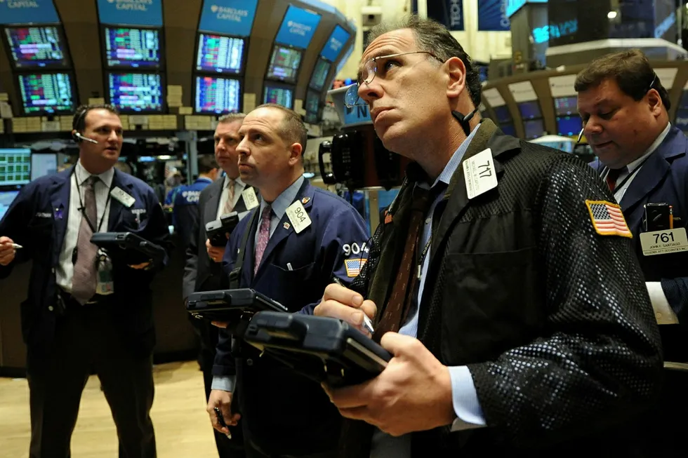 Volatile: oil rose to its highest price for the year before falling back down