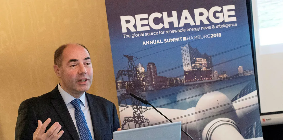 Philippe Kavafyan pictured at the Recharge 2018 Thought Leaders Conference in Hamburg |
