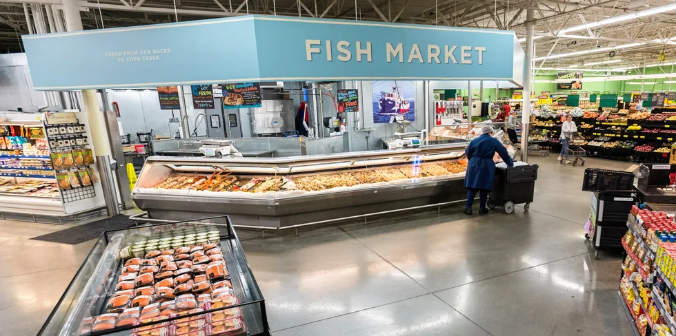 Which grocery chain do American trust the most with their fresh seafood?