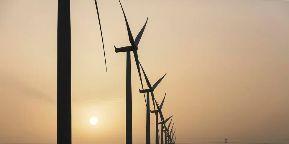 The Tarfaya wind project in Morocco.