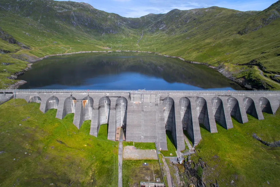 The ScottishPower Cruachan Hydroelectric Power Station on Loch Awe, near Dalmally, Scotland.