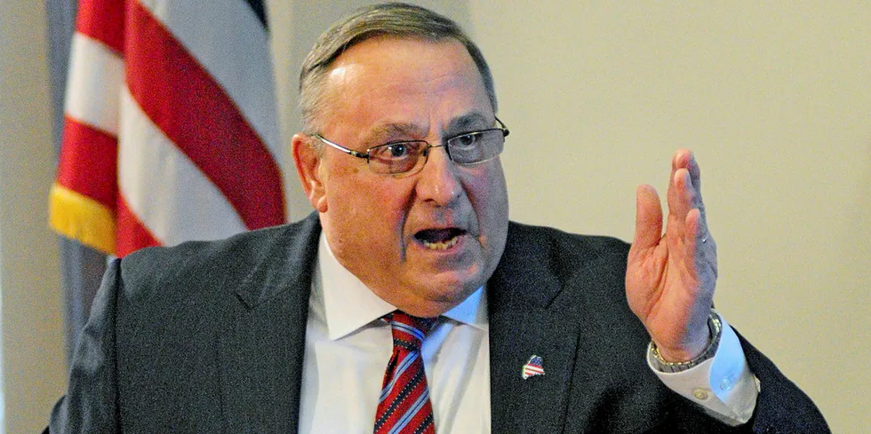 Former Maine Gov. Paul LePage was chosen by Donald Trump to spearhead a new seafood task force (Photo by Joe Phelan/Portland Press Herald via Getty Images).