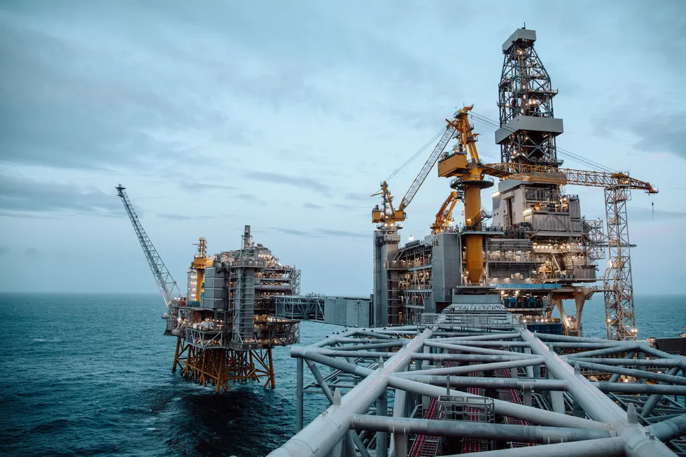 On stream: Equinor’s Johan Sverdrup field.