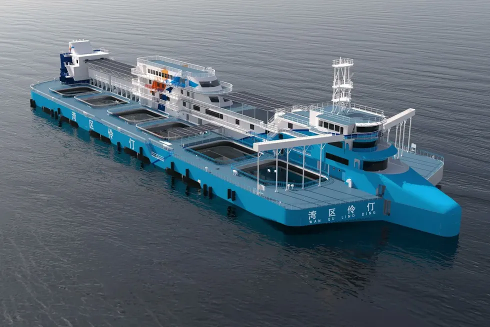 The vessel will operate more than 40 nautical miles off the coast and focus on raising pompano, longfin yellowtail and red grouper.