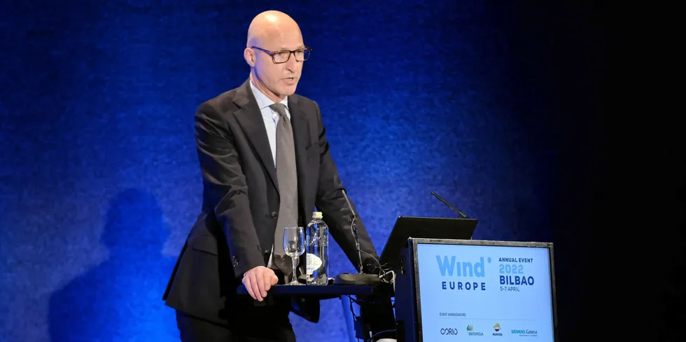 RWE offshore CEO Sven Utermöhlen.