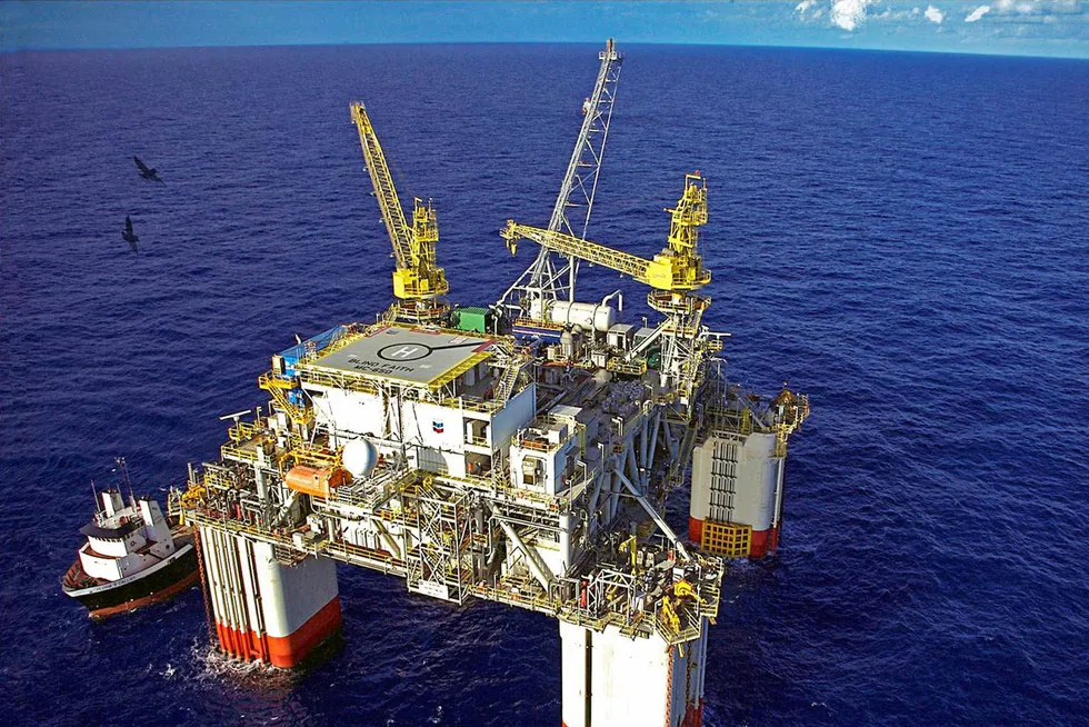 Nearest platform: Ballymore lies just three miles (4.8 kilometres) from Chevron’s Blind Faith platform