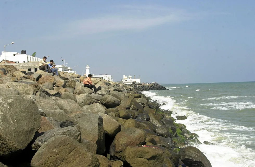 Suitors: the PY-3 field is located off India's east coast, 80 kilometres south of Pondicherry