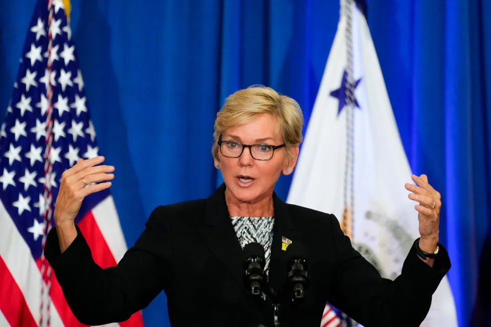 Initiatives: US Department of Energy Secretary Jennifer Granholm.